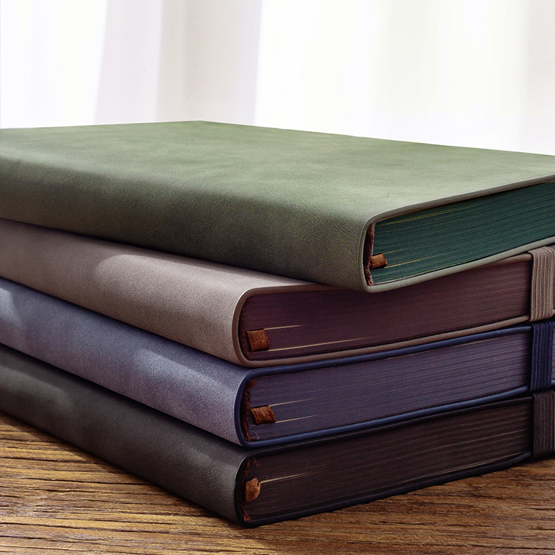 a5 Soft - leather notebook book is a simple in the storybook thickness retro - art refined sheep bapi diary examination college student classroom reading notebook excerpt working meeting record