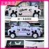 Nhãn dán xe kem Chery QQ Nhãn dán trang trí sửa đổi Mickey Wuling mini cá tính Chuột Mickey nhãn dán thân xe hoạt hình logo các loại xe ô tô 