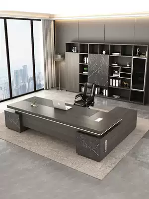 Boss table and chair combination office furniture light luxury large class commercial President Director simple modern office table