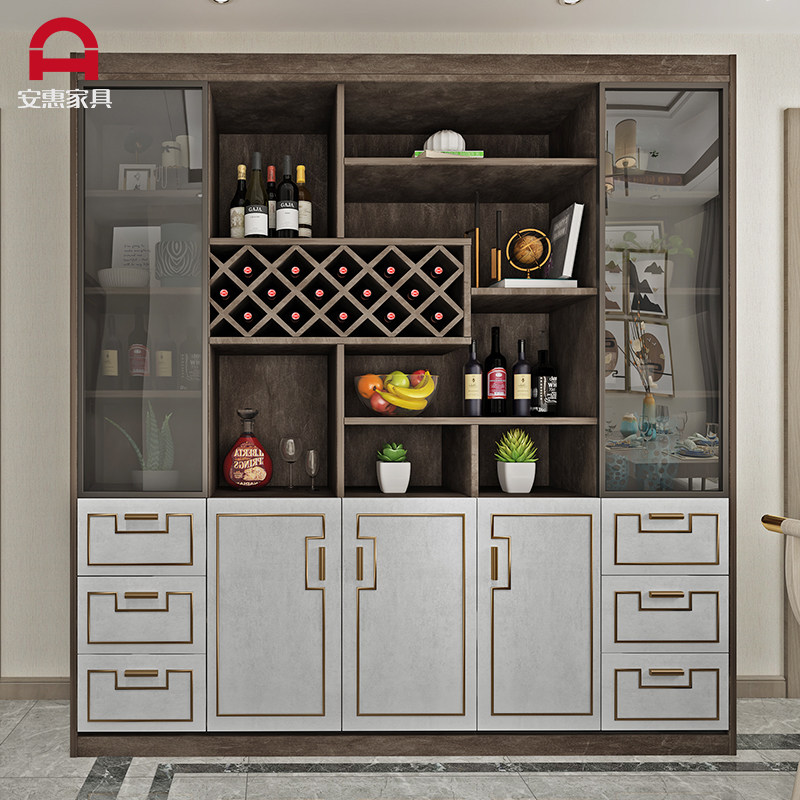 Living room wine cabinet close by wall modern minimalist Dining Room Cabinet Side Cabinet Cabinet Combinations Light Extravagant Nordic Big Cabinet Customisation