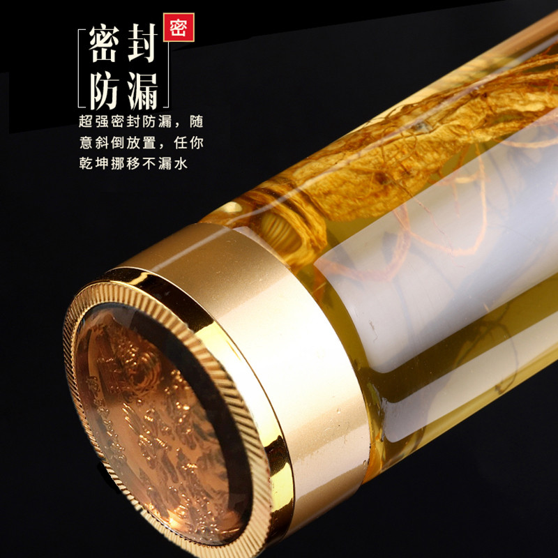 Glass bottle seal ginseng dip bottle 2 jins of 3 kg 5 jins of screw special custom wine mercifully wine.