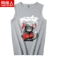 Áo vest thể thao nam cực nam mùa hè không tay áo thun cotton nam in cá tính bó sát áo vest thương hiệu - Áo vest cotton áo phao lông vũ