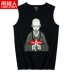 Áo vest nam màu mỡ Nam Cực cỡ lớn thả lỏng cá tính thương hiệu cotton không tay áo thun thể thao nam vest thể thao - Áo vest cotton áo 3 lỗ tập gym Áo vest cotton
