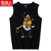 Nam Cực vest nam thanh niên mùa hè thoáng khí thể thao cotton đáy quần vest nam thương hiệu lỏng lẻo - Áo vest cotton áo vest dạ nam trung niên Áo vest cotton