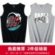 Áo vest nam cực nam thương hiệu mùa hè mặc cá tính xu hướng cotton nam vest lỏng không tay áo thun thể thao - Áo vest cotton khoác vest nữ