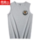 Nam Cực Nam phiên bản Hàn Quốc của áo vest nam rộng trẻ trung mùa hè cotton in áo thun thể thao không tay áo thun - Áo vest cotton áo lông vũ