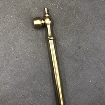 Long tobacco smoke pot old tobacco can be removed copper pot can use film and television props