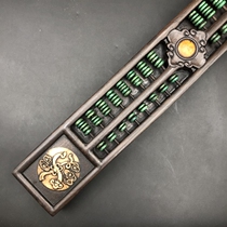 Ancient miscellaneous disc of ruler pear wood disc collection classical decorations such as swing parts