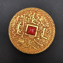 Antique Play Money Against Money Long-lasting Copper Gift Coin Big Coin Coin Coin Cost Coin Restore Coin Bears Color Random