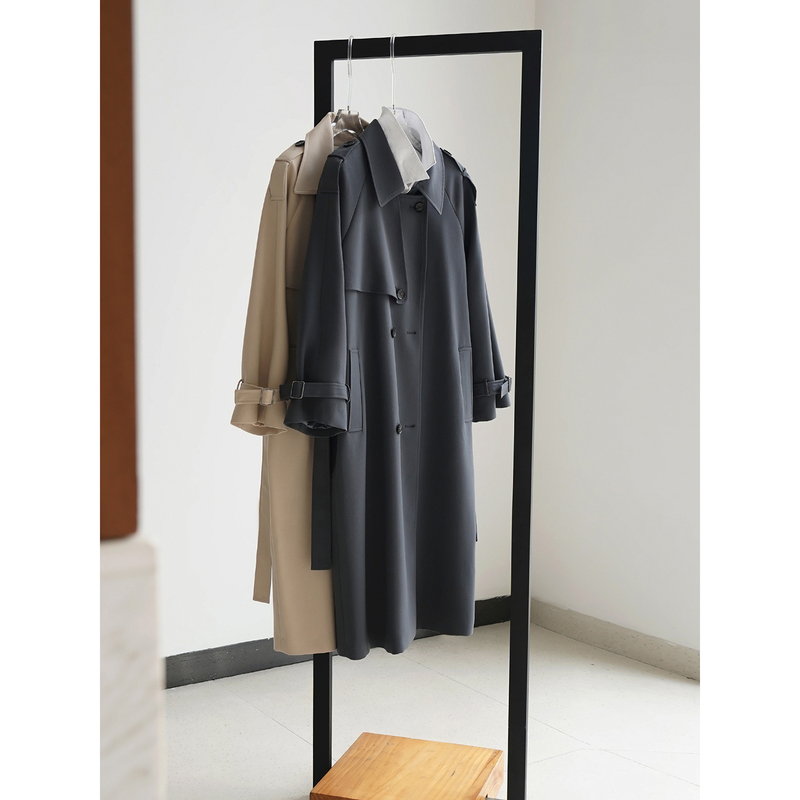 Pm Ready-To-Wear 20% off Machine Washable Easy Care Wide Long Lace-Up Trench Coat for Women Autumn《Pey2Z020》