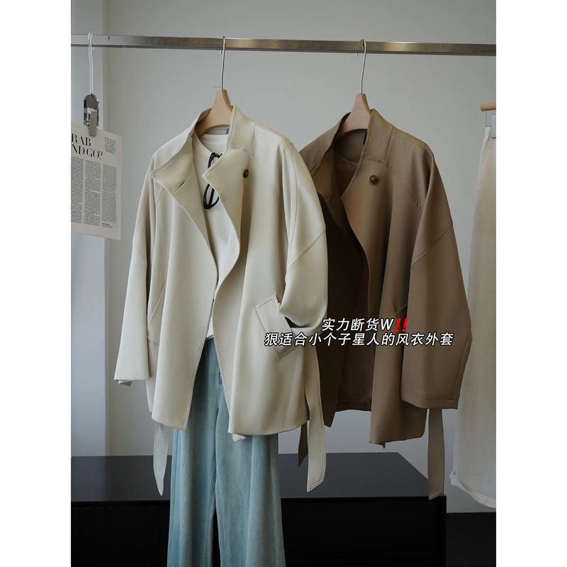 In Stock, Farewell to 50% off! Real Deal, Sold Out! British Style Single-Breasted Trench Coat for Women, Model Jzzm058 In Stock, Farewell to 50% off! Real Deal, Sold Out! British Style Single-Breasted Trench Coat for Women, Model Jzzm058