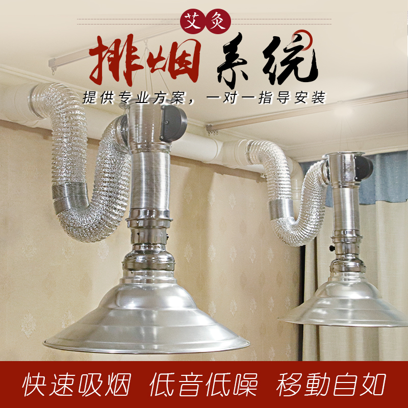 Upscale Moxibustion Smoke Exhaust System Suit Mobile Smoke Purifier Smoke Exhaust Equipment High Power Smoking Hood Commercial-Taobao