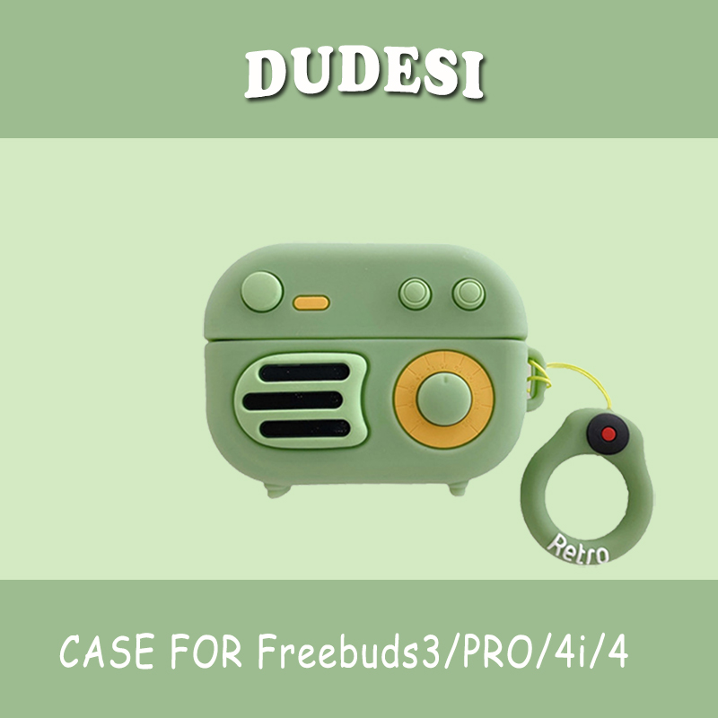 Huawei freebuds4i protective sleeve Freebüspro wireless Bluetooth headphone sleeve free4i protection shell silicone gel Soft 3 Noise reduction TWS New four generation headphone shell box Creativity