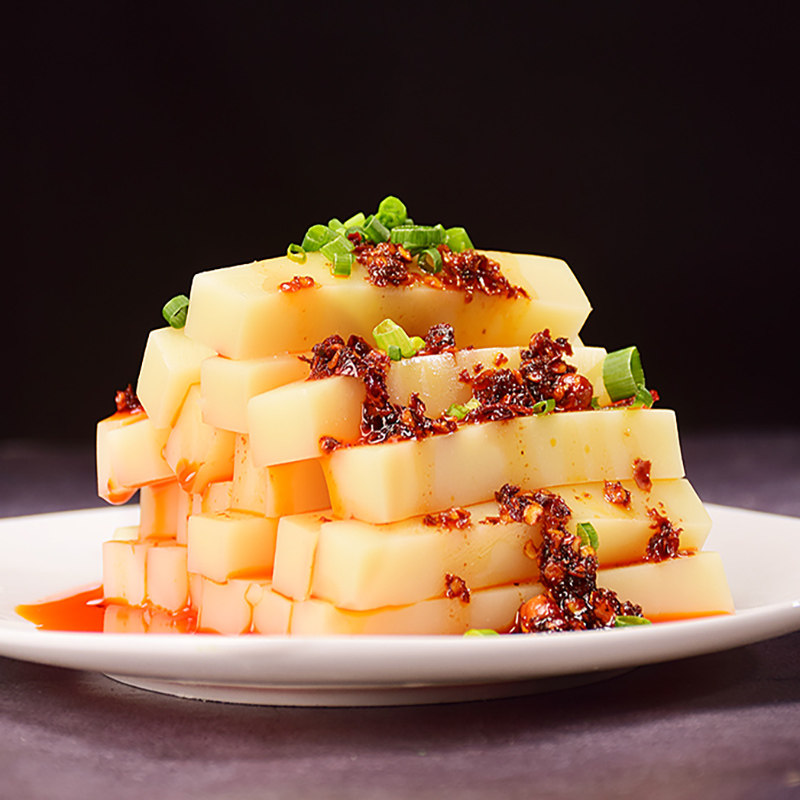 Guizhou specialty snack farmhouse handmade cold rice tofu jelly cold cake cold shrimp 2 catties to send seasoning