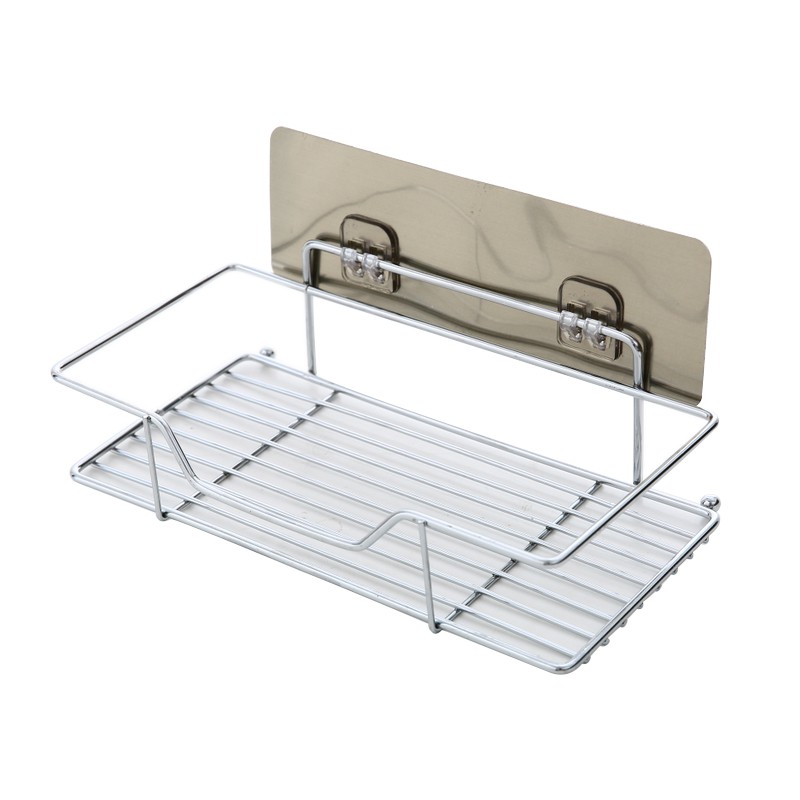 Bathroom shelf toilet toilet wash table wall anti-rust towel storage bath type no punching wall hanging toilet