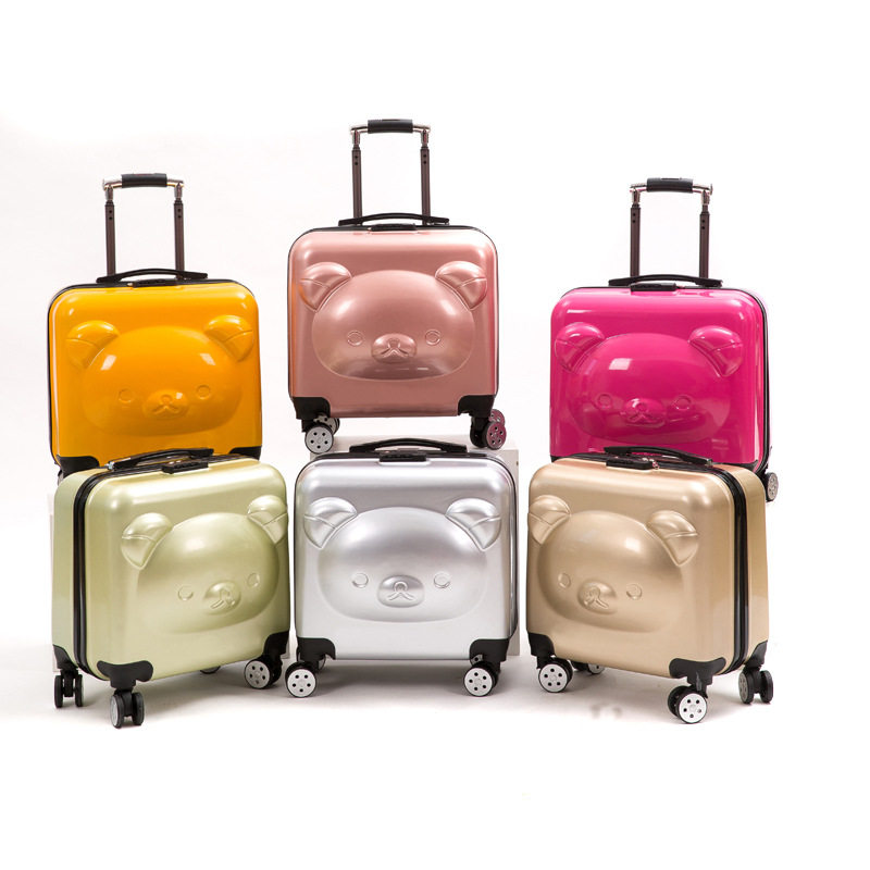 Xiao Xiao boarding the luggage box in the bag cartoon cartoon suitcase for children 20 inch student gift zipper box