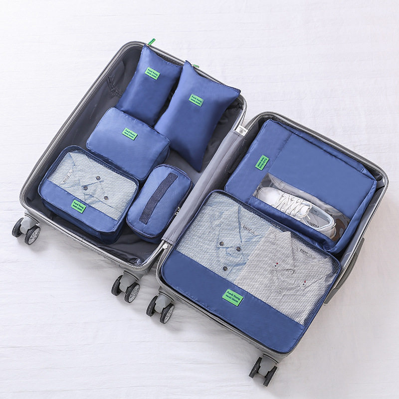 Travel Containing Bag Kit Portable Tourist Bag Luggage Bag Clothing Sorting And Finishing Pack Seven Pieces