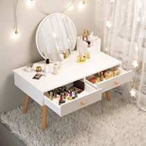 Special bed head cabinet integrated in the dressing table floating window princess small rental room with removable tatami bedroom