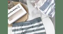 3-pack mens underwear boxer mens striped cotton breathable trend personality Sao Youth four-corner shorts head