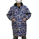 Камуфляжный лонгслив для работы подходит для мужчин и женщин, утепленный фартук, водонепроницаемая юбка, вместительный и большой нагрудник, оверсайз