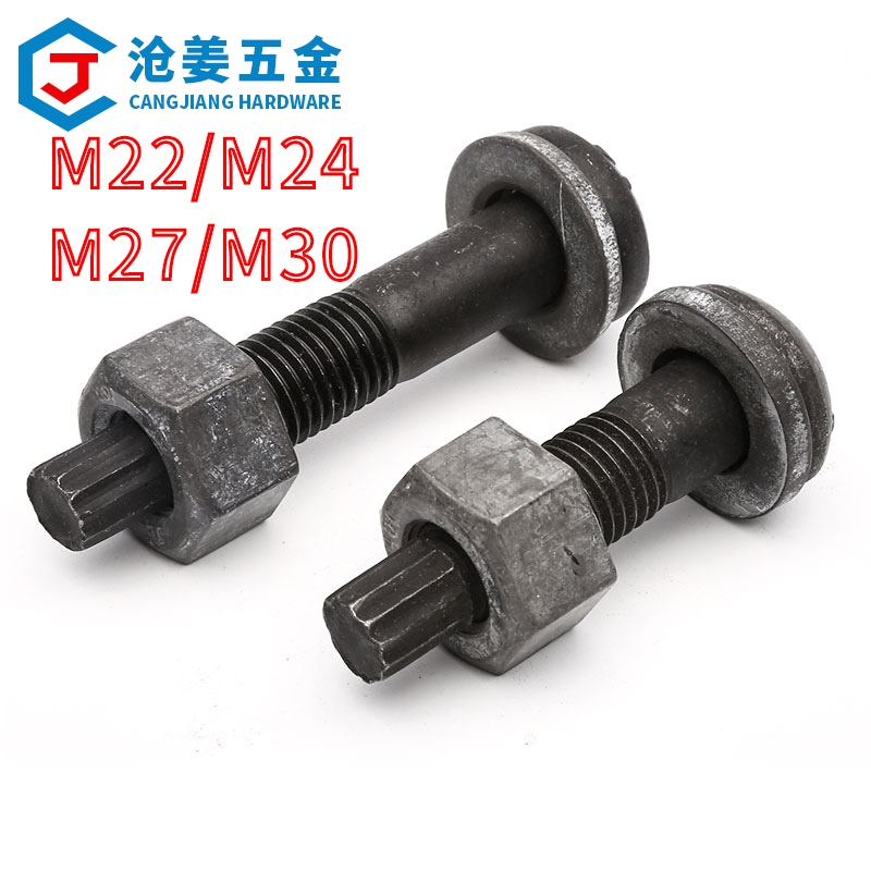 10 Class 9 high strength torsion and shear screw GB3632 round head steel structure connecting bolt M22M24M27M30