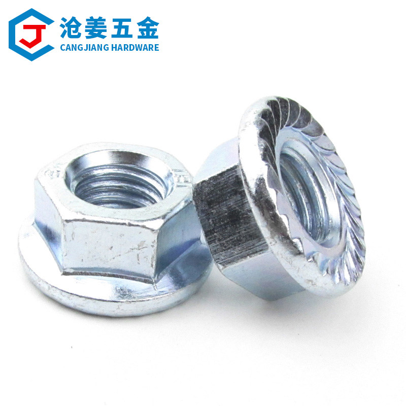 4 Grade 8 Hexagon flange nut Flange nut DIN6923 Flange nut m5--m16