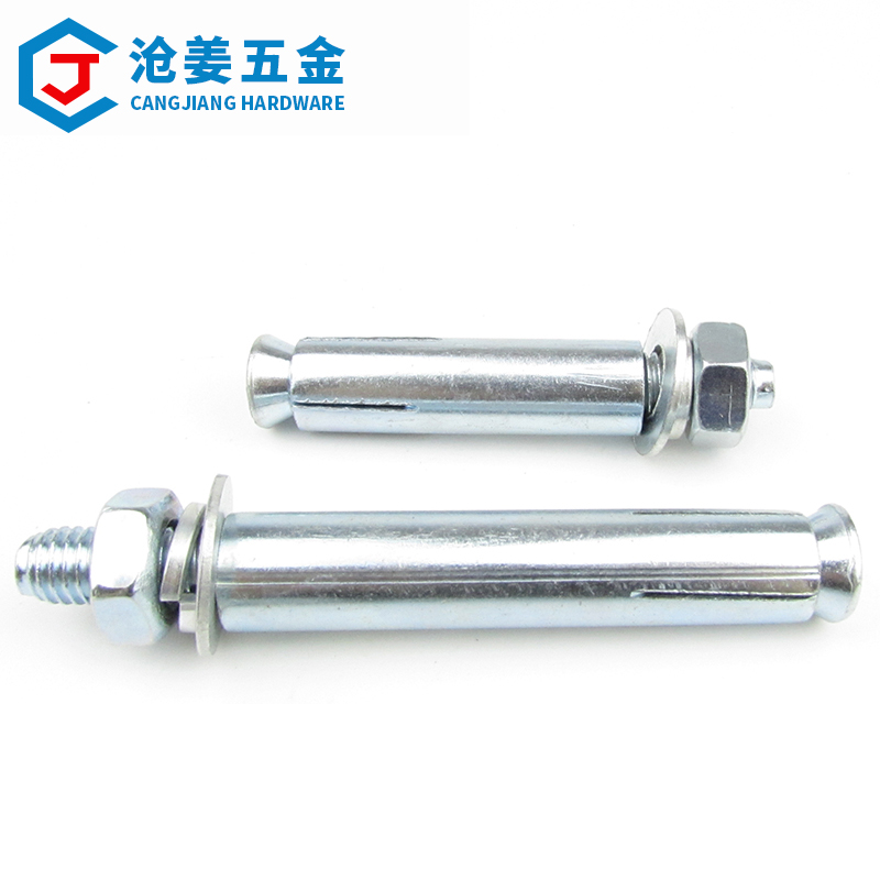 Thickened expansion screw Galvanized pontoon expansion iron pontoon expansion screw lengthened M6-8-10-12-14-16-18-20-24