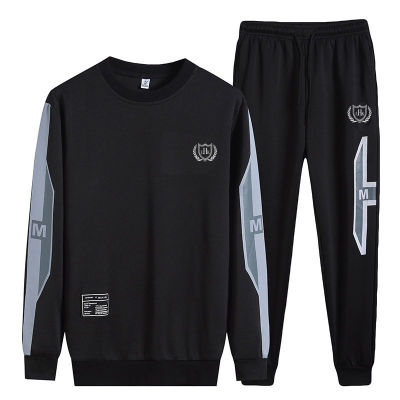 男士两件套运动服秋季休闲男青年卫衣