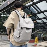 Tide, вместительный и большой полиуретановый модный трендовый школьный рюкзак для путешествий, сумка через плечо, подходит для студента