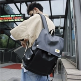 Tide, вместительный и большой полиуретановый модный трендовый школьный рюкзак для путешествий, сумка через плечо, подходит для студента