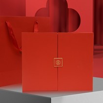 Songs (high setting gift box) scarf silk scarf four pieces of gift box New Years gift box Heqing