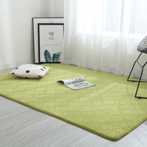 Minimyoo-style anti-fall bed Dining Room Tea Table Carpet Home Room Rectangular Short Plush Bedroom Bedside Blanket Mat