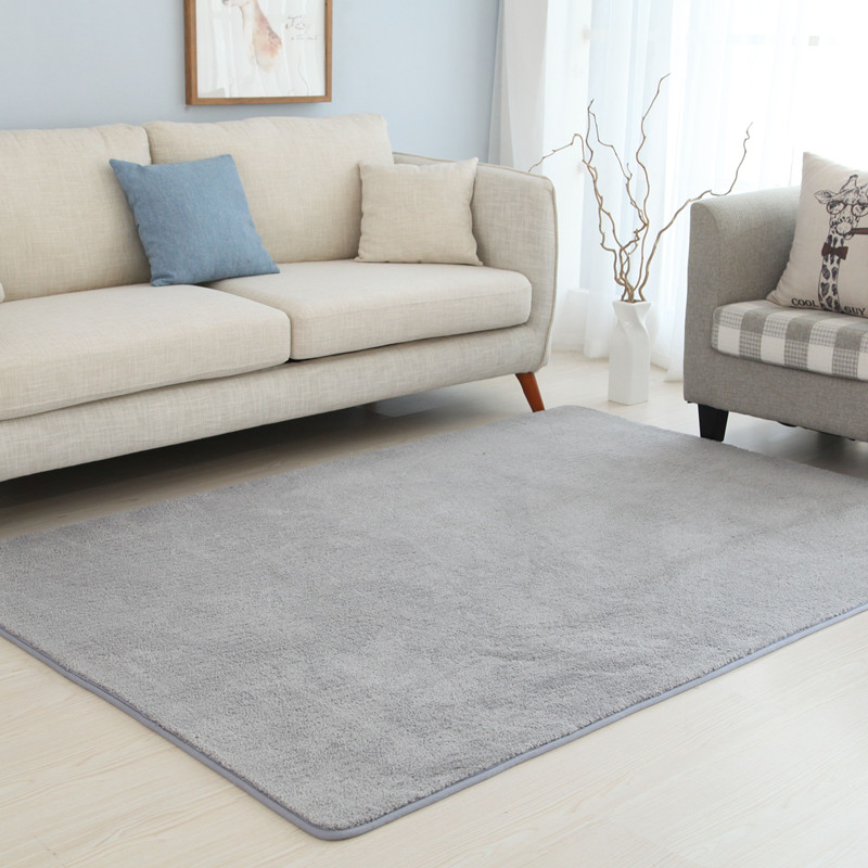 Nordic home living room carpet sofa coffee table mat simple modern plush bedroom bedside blanket bedside blanket custom mat