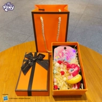 Оригинальная пони, пончик, подвеска с бусинами, оранжевая подарочная коробка