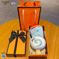 Оригинальная радужная десертная пони, плюшевая подвеска, оранжевая подарочная коробка