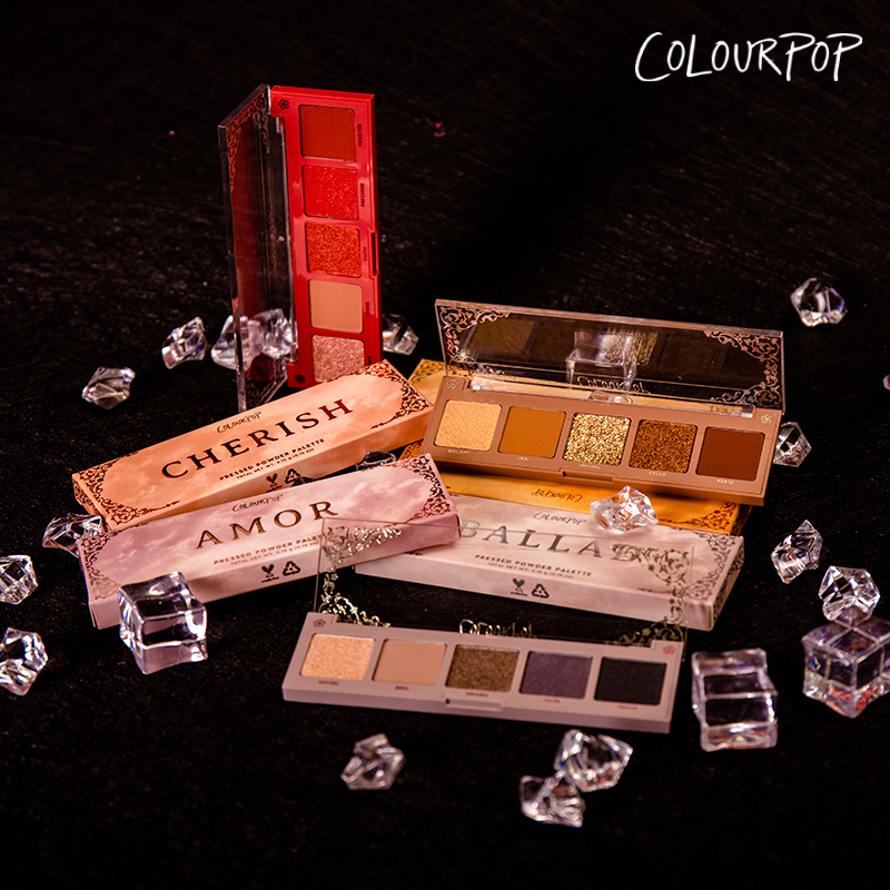 colourpop five-color eye shadow plate 2021 New Net red Carla bubble colorpop student parity matte