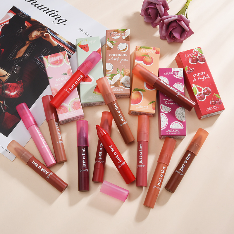 colourpop lip balm pen cap Kara Bubble Student Mouth Red Card Bubble box colorpop Flagship Store