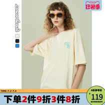 CONCORDEVENT short sleeve T-shirt round collar 2022 Summer new country Chauder embroidered male and female couples compassionate