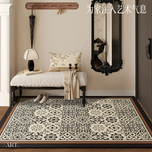 Ретро ковер, стираемый одноразовый нескользящий коврик, в американском стиле, изысканный стиль