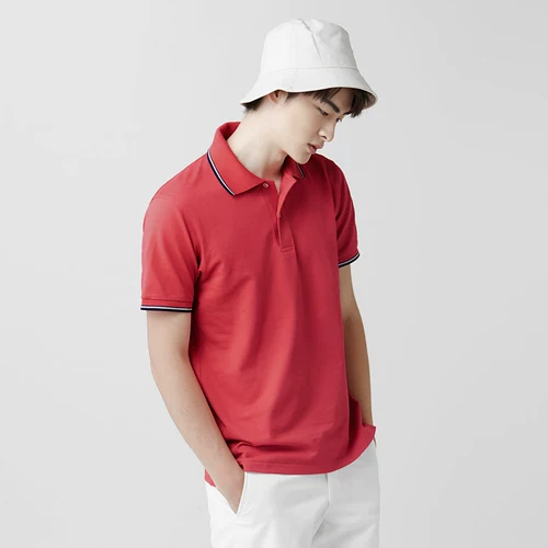 Спортивная летняя футболка polo с сеткой, впитывает пот и запах, короткий рукав