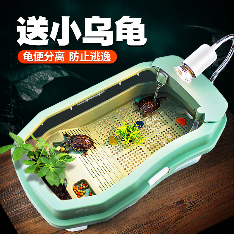 Turtle cylinder household Brazilian turtle turtle turtle special villa with tank with small turtle brewing cylinder eco-box