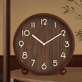 Desktop Clock, Table Clock, Display-Style Household Clock, Antique-Style Desk Clock, Living Room Clock, Large Table Clock, Sitting Clock