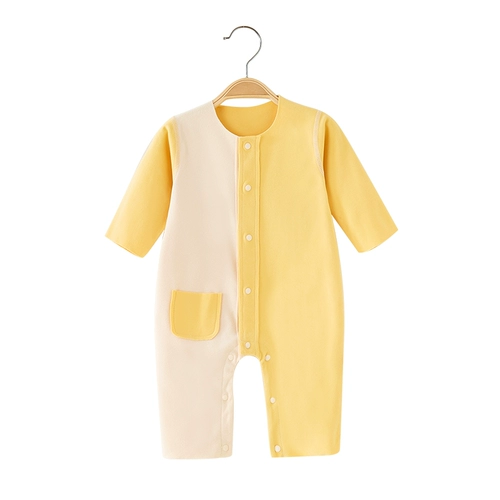 Детское демисезонное осеннее бархатное термобелье, удерживающее тепло боди, пижама для новорожденных, осенний комбинезон