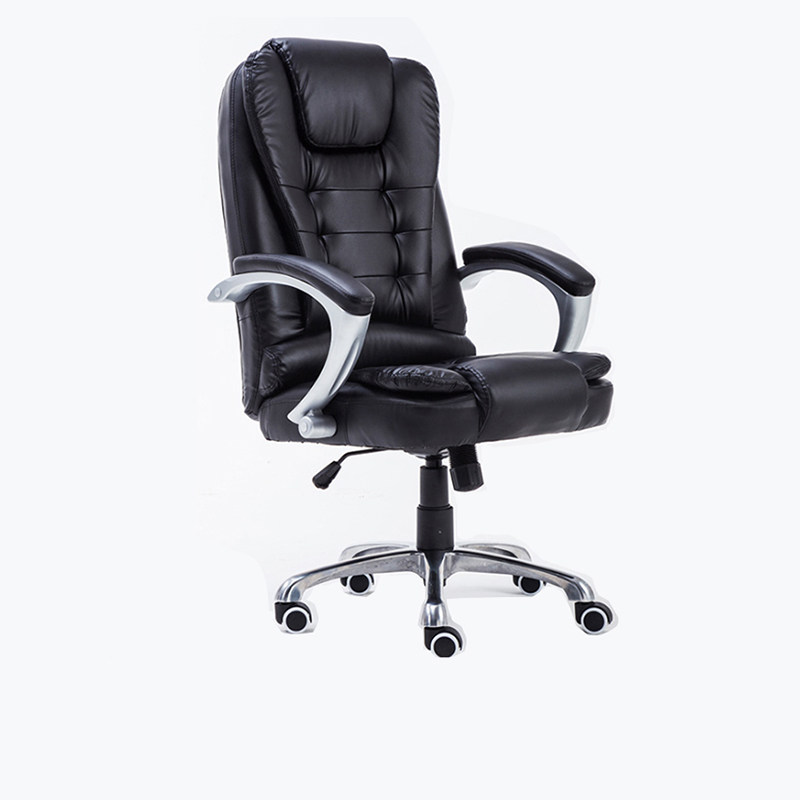 Guangdong Office Furniture Owner Chair Fashion Large Class Chair Leather Chair Ergonomic Chair Head Chair Manager Chair Can Lie