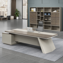 Minimalist Modern Boss Table Office Furniture Atmosphere President Table Big Bandae Desk Chair Combined Single Manager Table
