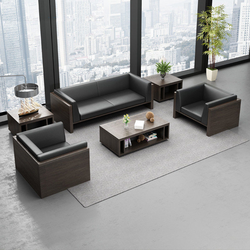 Office sofas minimalist trio of small minimalist modern business guests office sipi sofa tea table combinations