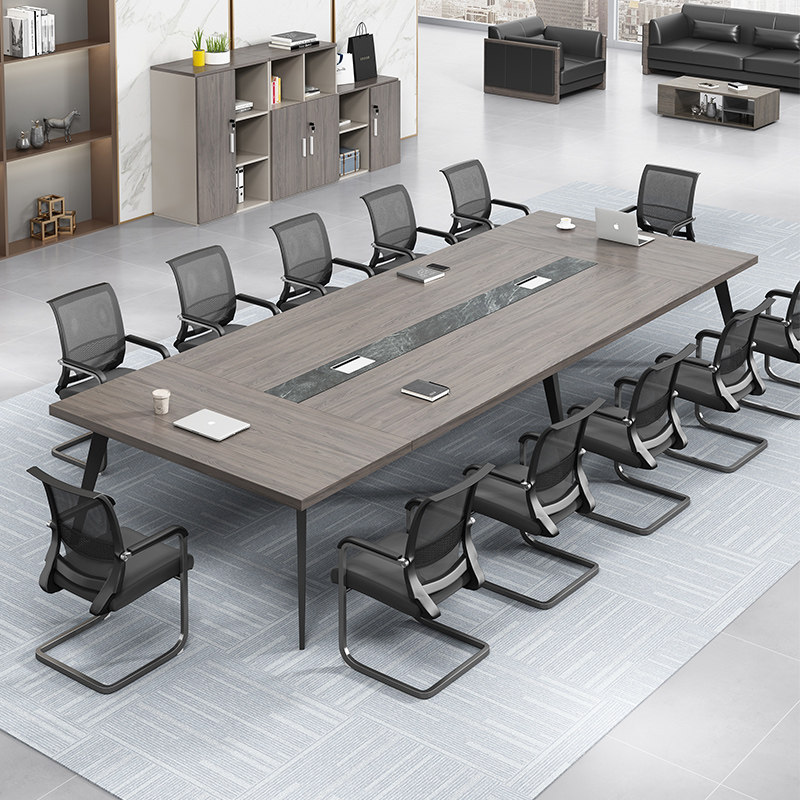 Small meeting table and chairs Combined meeting room reception Long bar table in talks to train table minimalist modern office furniture