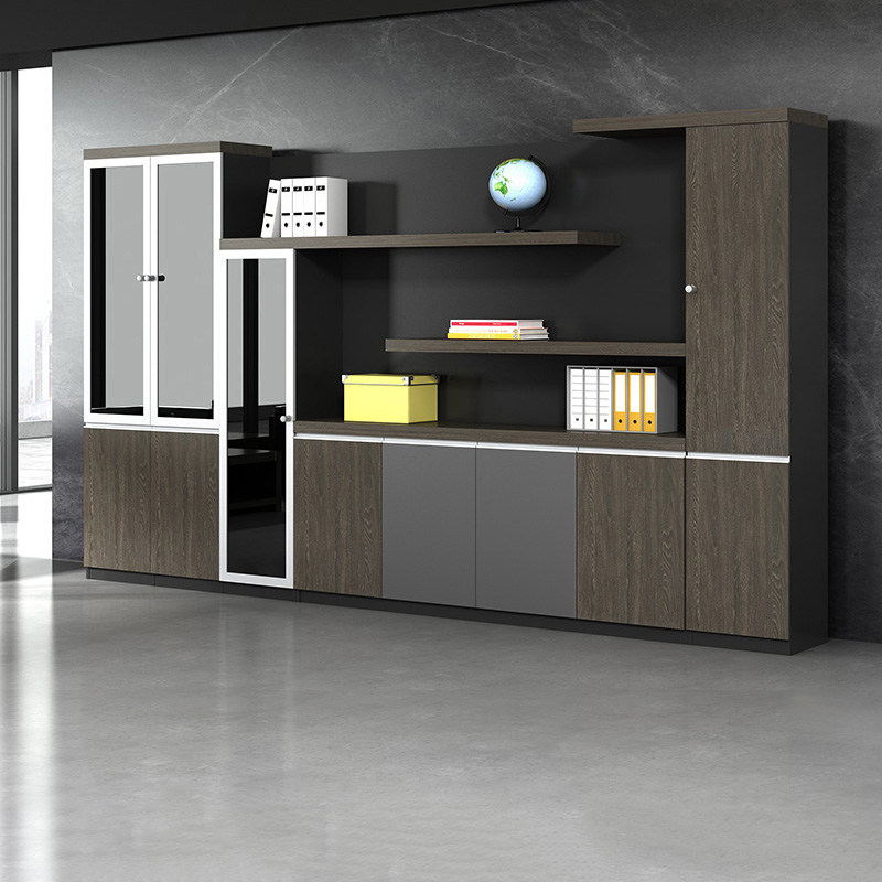 Qin Artisan Innate Wooden Bookcase Office Furniture Office Bookcase Bookcase Filing Cabinet File Cabinet File Cabinet Short Cabinet