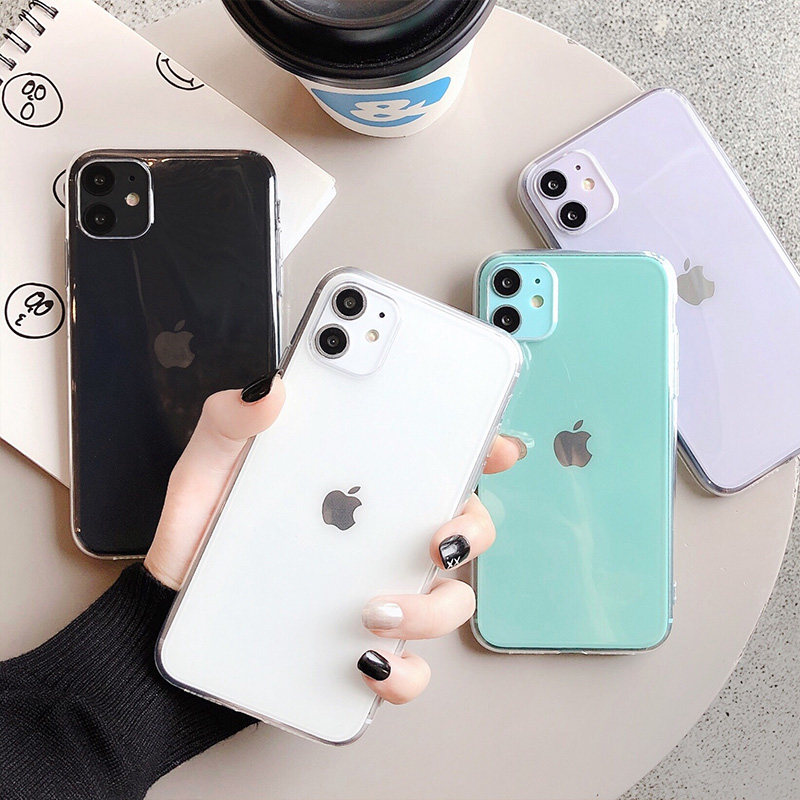 Beauty and pasture high-definition transparent application iPhone13 12promax Apple 11 mobile phone protection shell xs xr silicone xsmax 7p ultra-thin 8plus lovers 1