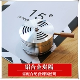 Металлическая силиконовая курительная трубка, комплект, арабский кальян, аксессуары, алюминиевый сплав